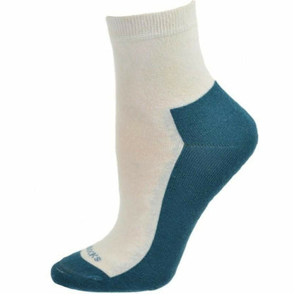 Women's Cushioned Athletic Cotton Socks Quarter High Length