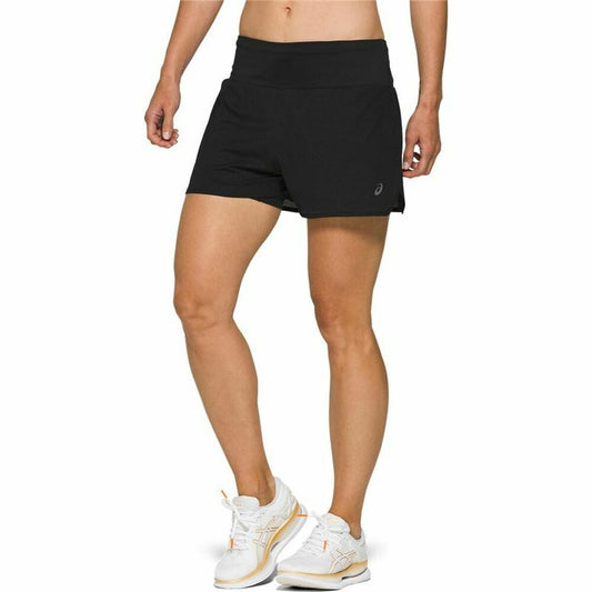 Sports Shorts for Women Asics Ventilate 2-N-1 Black