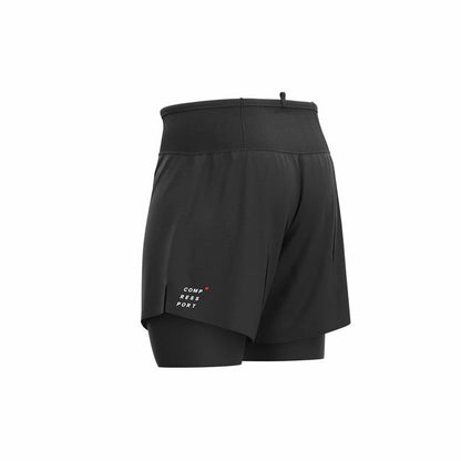 Sports Shorts Compressport Trail 2-in-1 Black Men