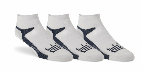 Merino Wool peds  - 3-pack - White & Navy