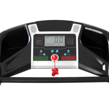 Electric treadmill with motorized inclines Bluetooth APP and MP3